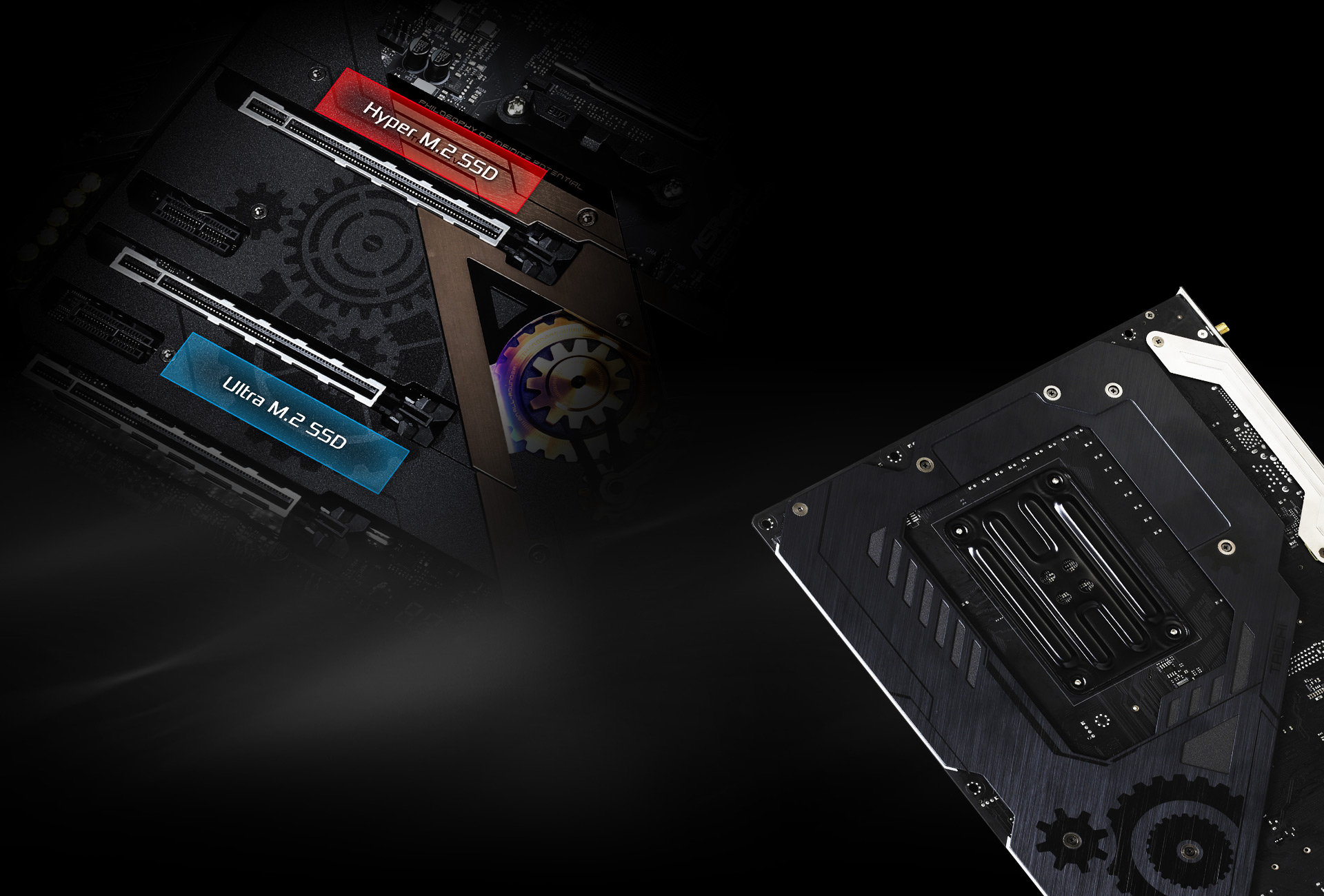 M.2 x 2 Armor + Metal Back (Gen3 x4)